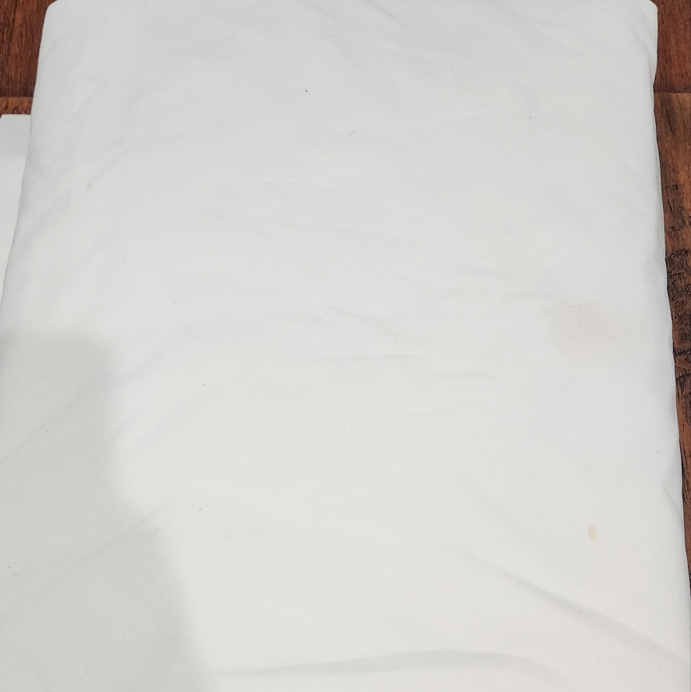 White thin plush fabric